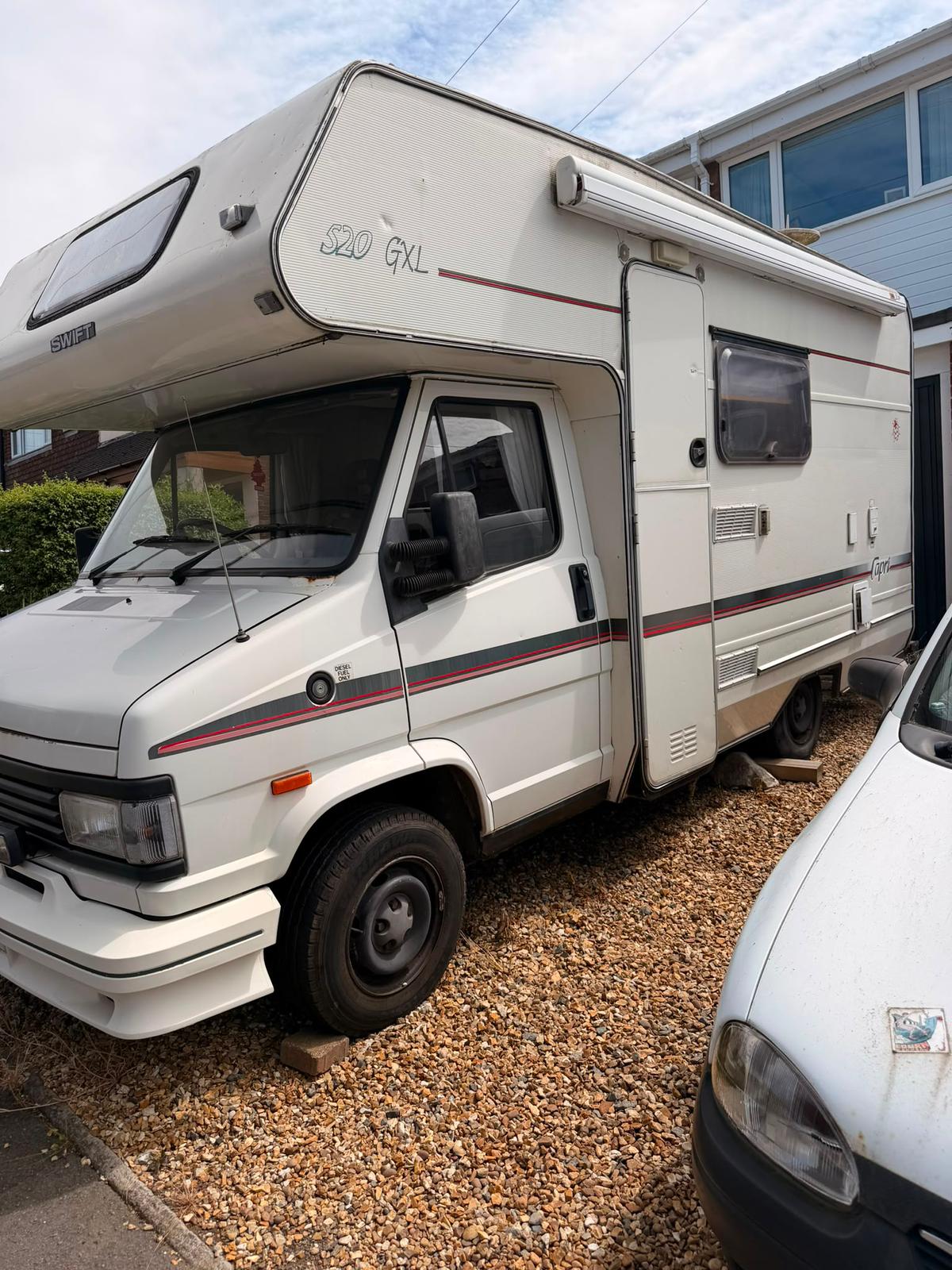 Swift motorhome recovered by Swift Lift Recover
